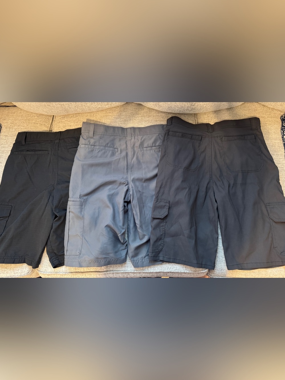 3 pairs boy’s Performance Cargo Shorts - Picture 2 of 5